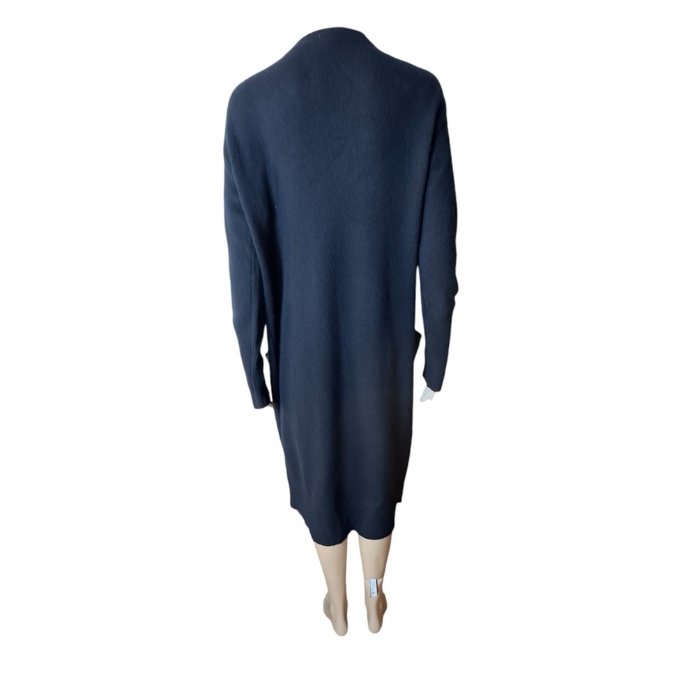 Halogen Wool & Cashmere Long Cardigan Black Size Small - Picture 7 of 10